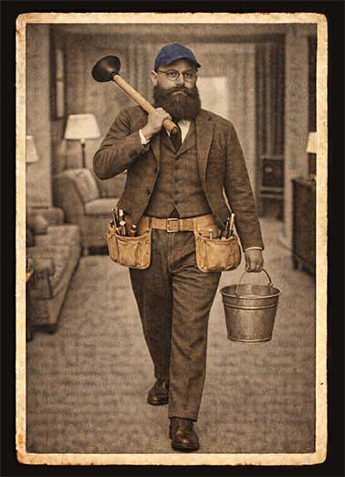 Toilet Warrior Funny Father's Day     Our Hero.  Happy Father's Day